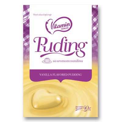 Puding vanilin